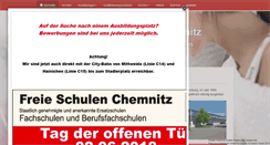 Desktop Screenshot of freie-schulen-chemnitz.de
