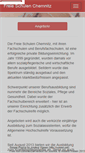 Mobile Screenshot of freie-schulen-chemnitz.de